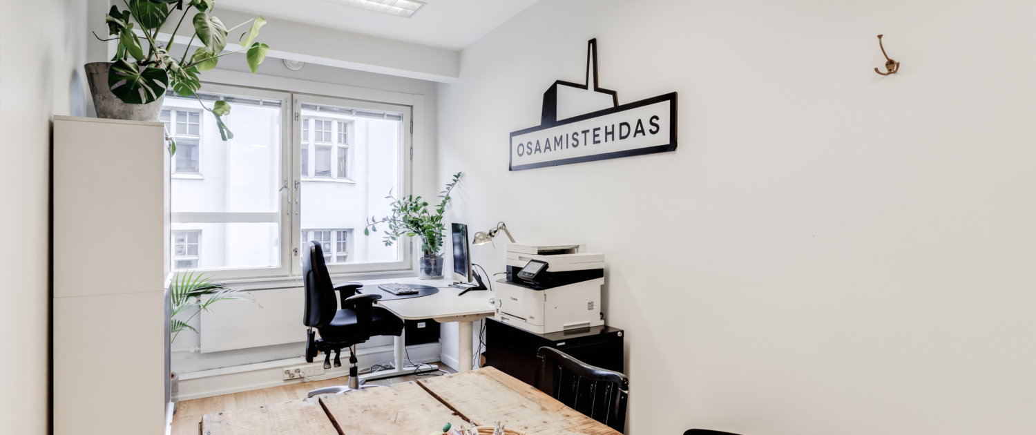 Osaamistehdas Kokoustilat - Kokoustila Punavuori - Työskentelytila Pikku-Punavuori