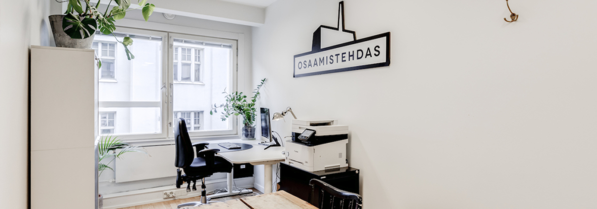 Työskentelytila Pikku-Punavuori, Kokoustila Punavuori, Etätyötila Punavuori