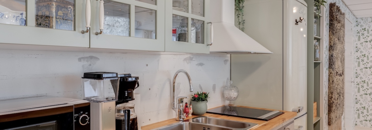 Sauna Pasilan keittiö.