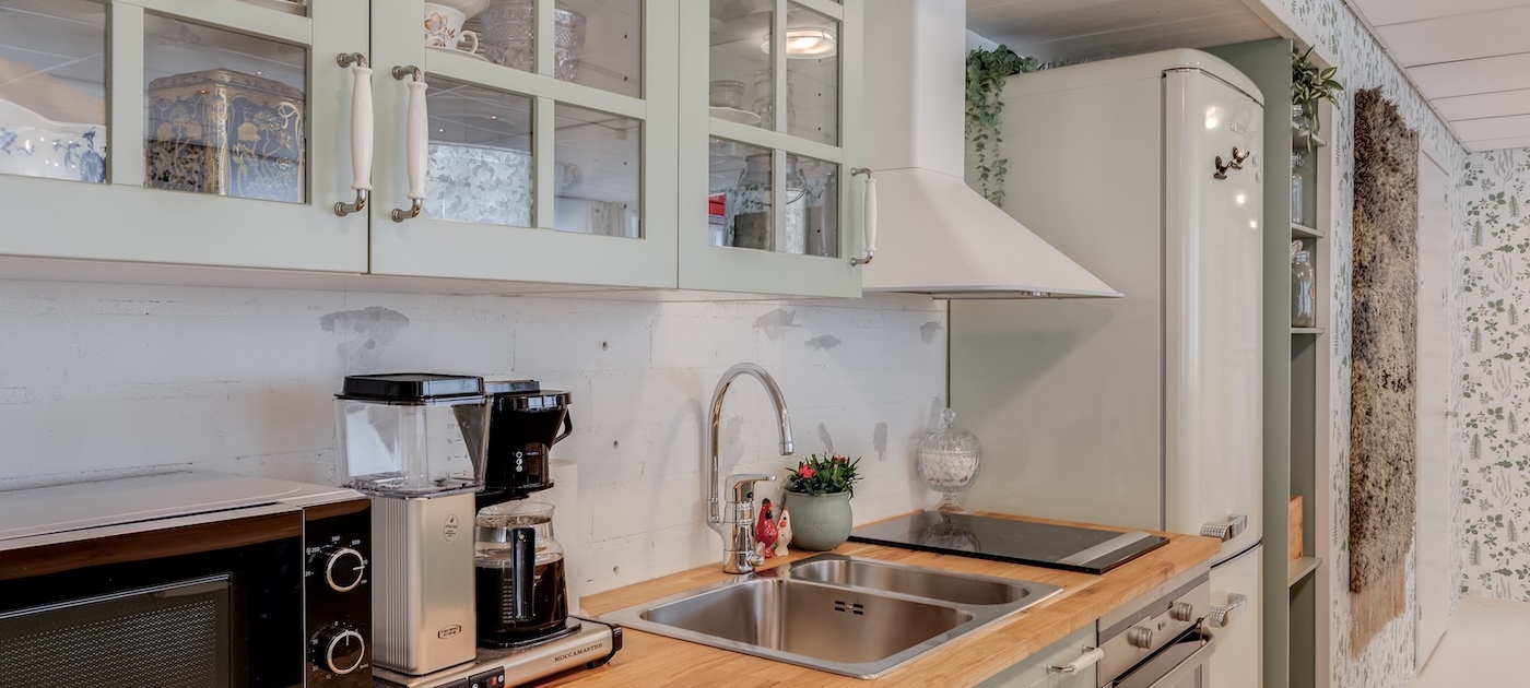 Sauna Pasilan keittiö.