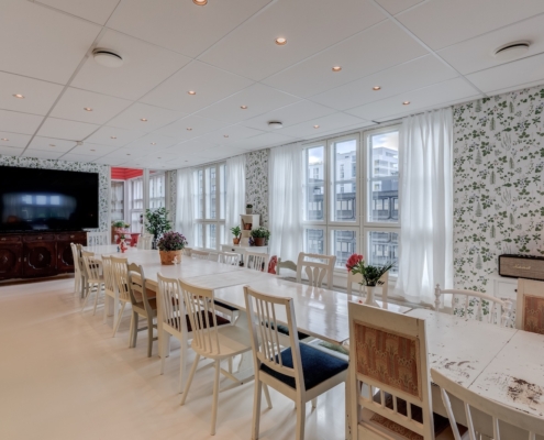 Sauna-pasila-helsinki-kokoustila8 Kokoustila ja oleskelutila Sauna Pasilassa, Helsingissä.