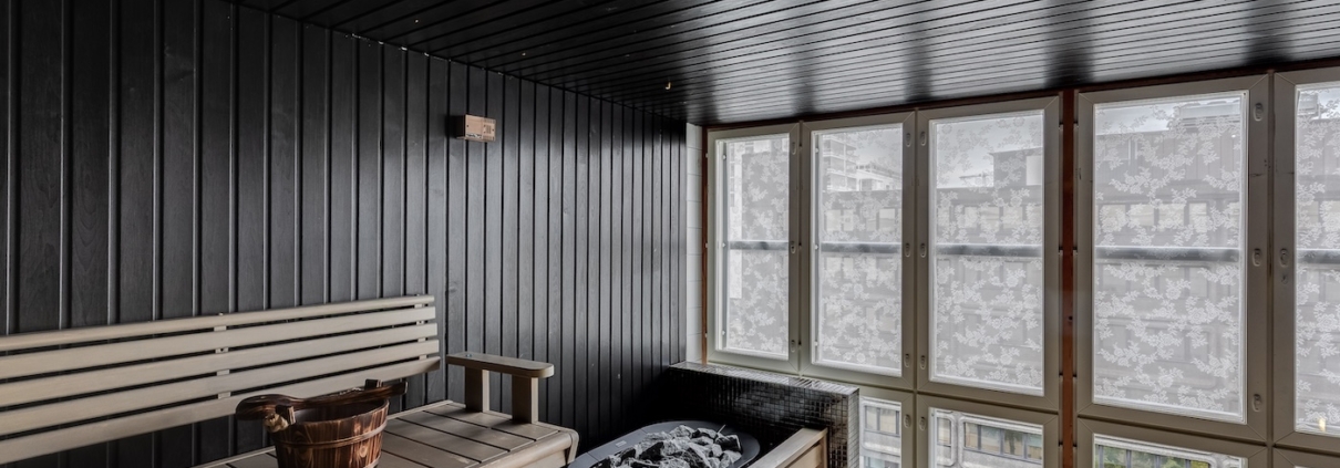 Sauna Pasila, mökkitunnelmaan Messukeskuksen naapurissa