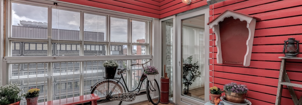 Sauna Pasilan terassi.